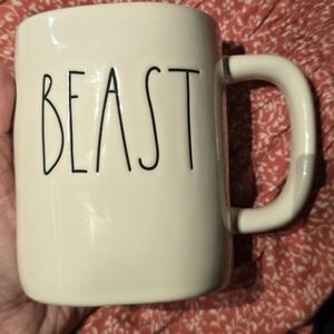 Cream 'BEAST' Mug